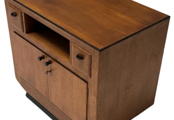 Art Deco Amsterdamse School Cabinet with Drawers by Piet Kramer, 1930s